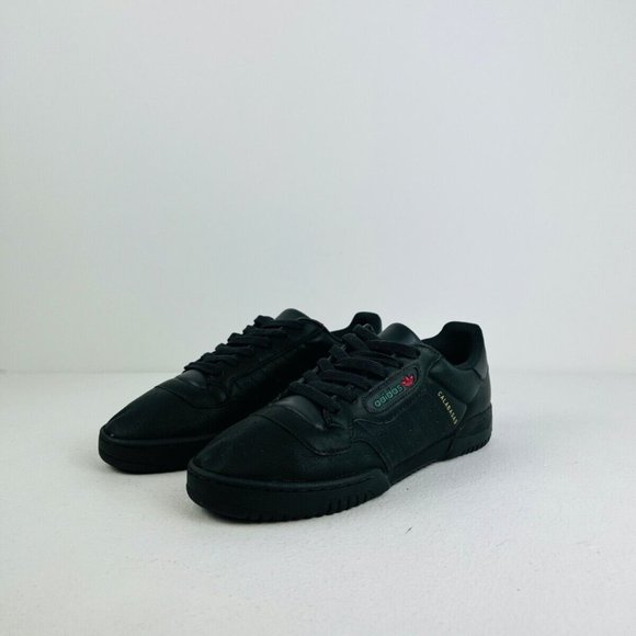 adidas Other - Adidas Calabasas Powerphase Yeezy Black Leather Low Top Tennis Trainers UK 7